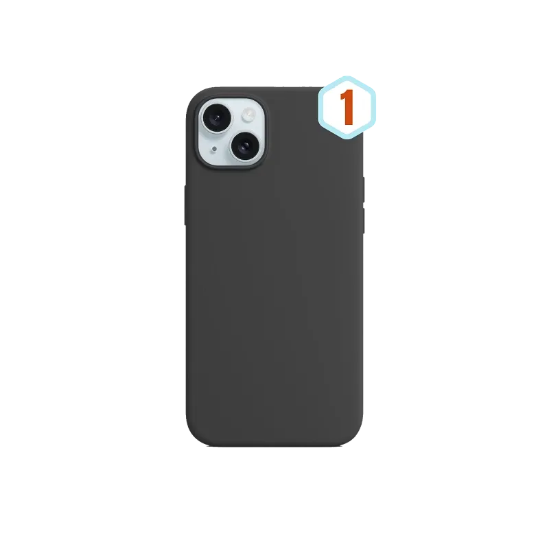 Силиконов калъф Skin Effect—iPhone 12/12PRO —Черно(1)