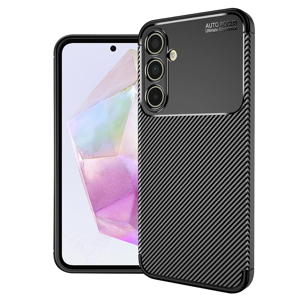 Techsuit - CarbonFiber - Samsung Galaxy A35 5G - Black