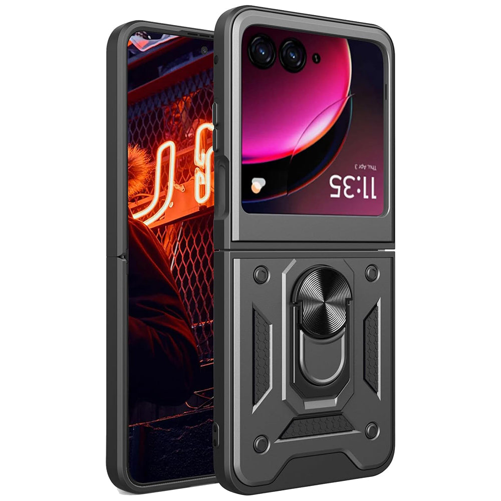 Techsuit - CamShield Series - Motorola Razr 40 Ultra - Black