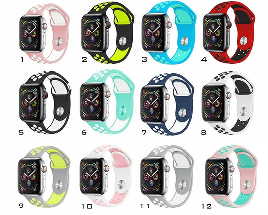 Каишка за IWatch Apple – спортна с отвори – размер 42/44/45mm –  цвят –спрортна