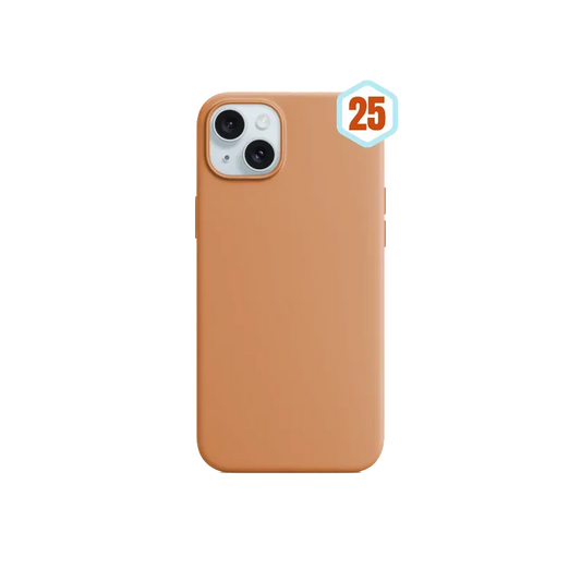 Силиконов калъф Skin Effect—iPhone 15 Pro - Оранжево(25)