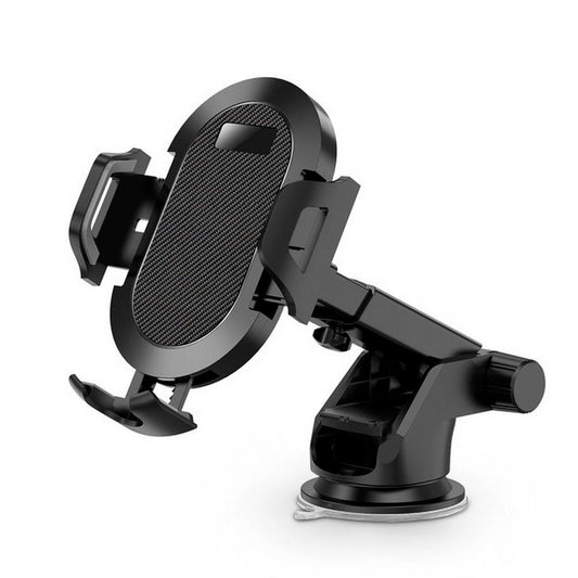 Techsuit - Car Holder (S113) - Gravity Grip for Dashboard, Windshield - Black