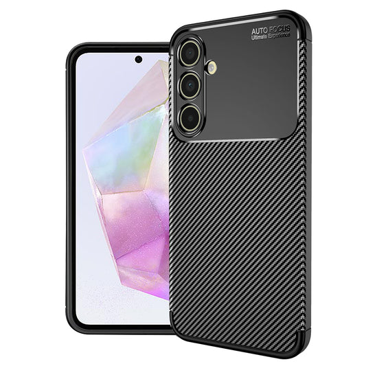 Techsuit - CarbonFiber - Samsung Galaxy A35 5G - Black