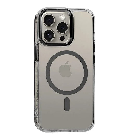 Премиум прозрачен акрилен калъф iPhone 14/13—Черно