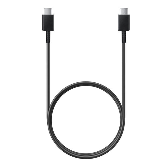 Samsung - Data Cable (EP-DA705BBEGWW) - USB-C to Type-C Fast Charging 3A, 1m - Black (Bulk Packing)