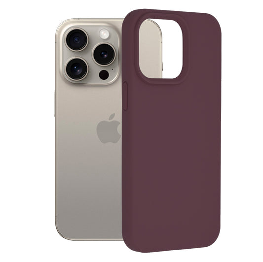 Techsuit - Soft Edge Silicone - iPhone 15 Pro Max - Plum Violet