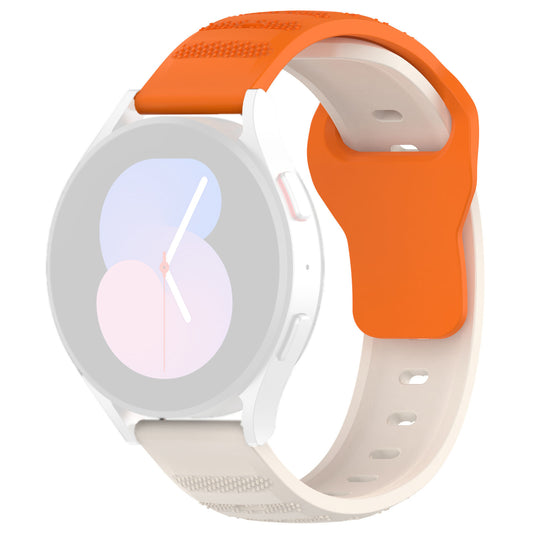 Techsuit - Watchband 22mm (W050) - Huawei Watch GT 2 (46mm)/GT 2 Pro/GT 3 Pro (46mm)/Ultimate, Xiaomi Watch S1 - Orange Beige