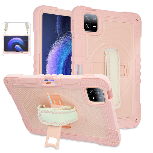 Techsuit - StripeShell 360 - Xiaomi Pad 6 / Pad 6 Pro - Pink