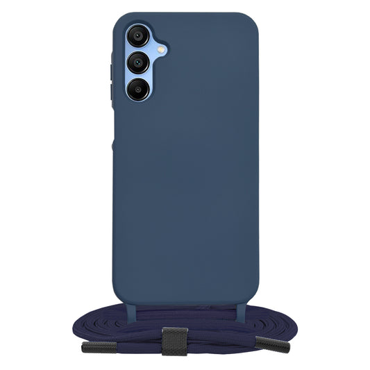 Techsuit - Crossbody Lanyard - Samsung Galaxy A15 4G / A15 5G - Blue