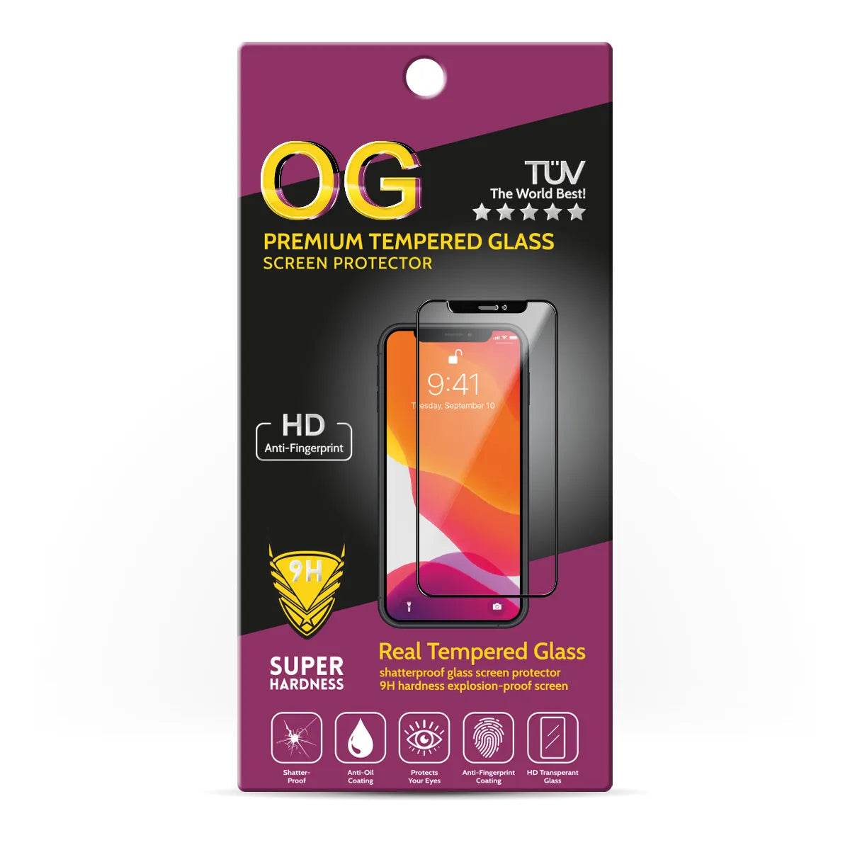 3D Tempered Glass Apple iPhone 11 Pro Max/Xs Max (black)